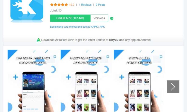 Kiryuu Pro APK: Download Aplikasi Baca Komik Terlengkap 2022