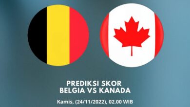 Prediksi Skor Belgia vs Kanada 24 November 2022