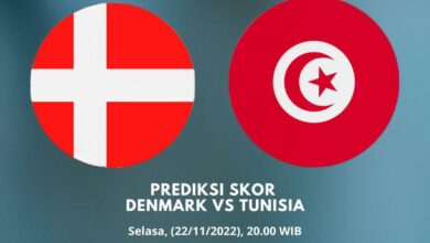 Prediksi Skor Denmark vs Tunisia 22 November 2022