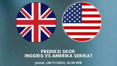 Prediksi Skor Inggris vs Amerika Serikat 26 November 2022