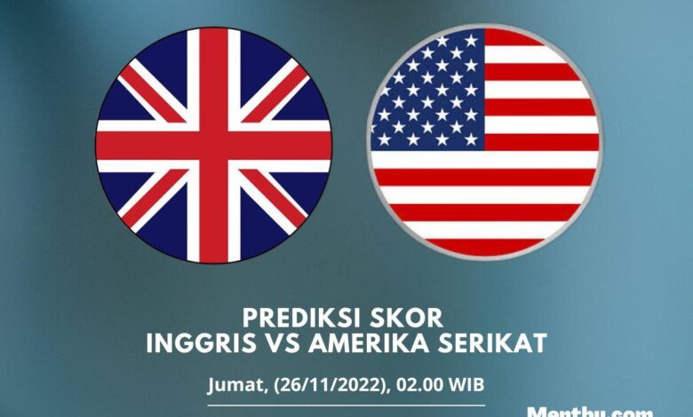 Prediksi Skor Inggris vs Amerika Serikat 26 November 2022