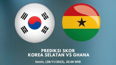 Prediksi Skor Korea Selatan vs Ghana 28 November 2022