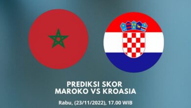 Prediksi Skor Maroko vs Kroasia 23 November 2022