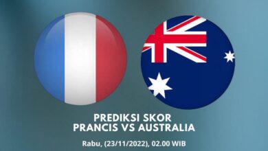 Prediksi Skor Prancis vs Australia 23 November 2022