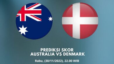 Prediksi Skor Australia vs Denmark 30 November 2022