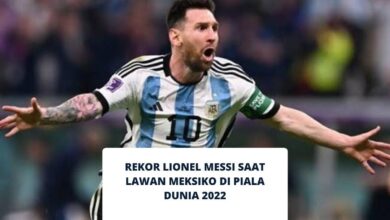 Rekor Lionel Messi Saat Lawan Meksiko di Piala Dunia 2022