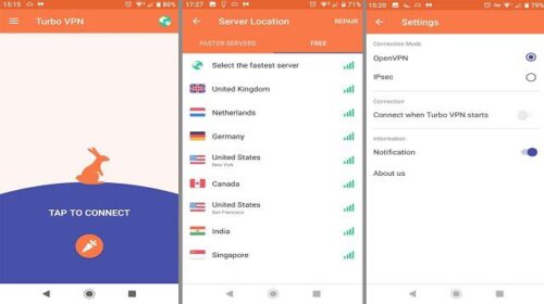 Cara Ganti Server atau Region Aplikasi Turbo VPN