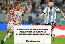 Kumpulan Momen Menarik Argentina vs Kroasia di Semifinal