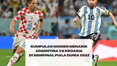 Kumpulan Momen Menarik Argentina vs Kroasia di Semifinal