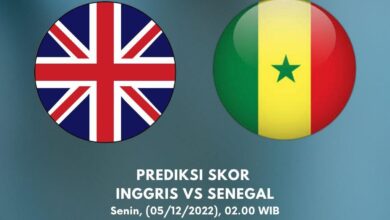 Prediksi Skor Inggris vs Senegal 05 Desember 2022